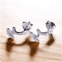 Orecchini Stocco Gioielli Donna in Argento Zircone ORA 406 - ORA 406